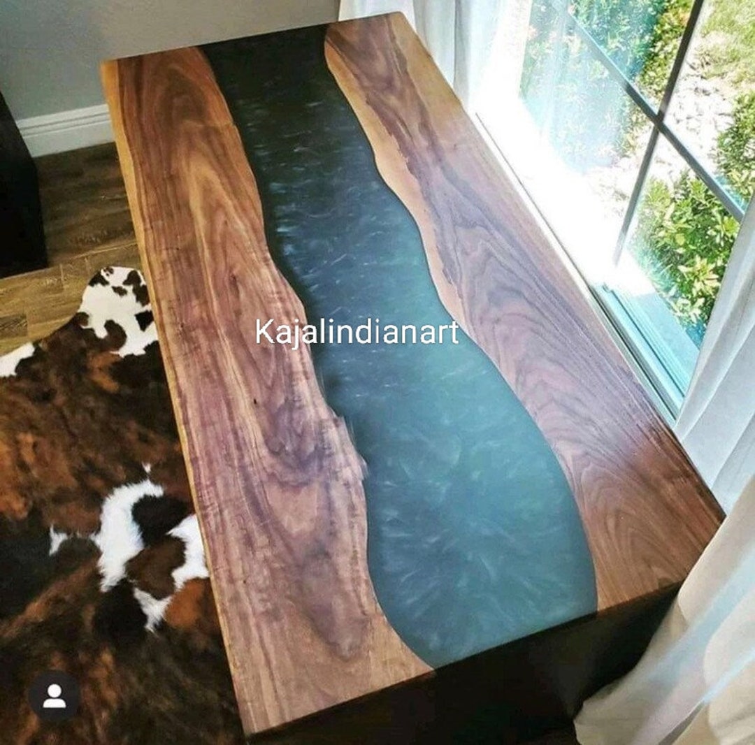 Epoxy Wood Kitchen Table Outdoor Furniture & Indoor Table Etsy