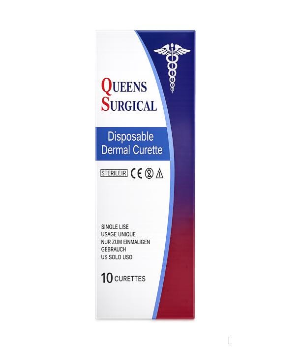 Disposable Dermal Curette - Sterile - Box of 10