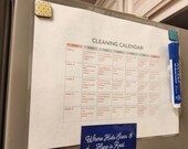 Monthly Cleaning Calendar