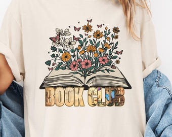 Camiseta de regalo para club de lectura, estética vintage, regalo para amantes de los libros, camiseta premium, camiseta minimalista unisex, lector bibliotecario.