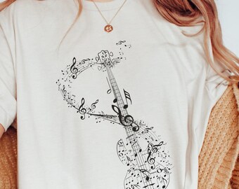 Sudadera con capucha con notas musicales de guitarra, unisex, músico, banda, guitarrista, bajo, acústica, idea genial para regalar a papá, broma genial, regalo divertido para marido