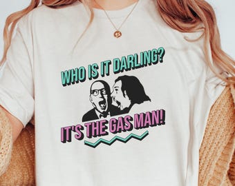 Es la camiseta de hombre del gas, unisex, divertida, con chiste, retro, de la serie de televisión clásica, diseño de moda, regalo ideal para él.