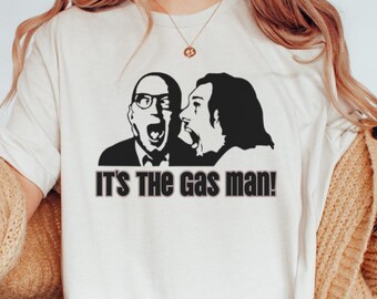 Es la camiseta de hombre del gas, unisex, divertida, con chiste, retro, de la serie de televisión clásica, diseño de moda, regalo ideal para él.