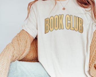 Camiseta de regalo para club de lectura, estética vintage, regalo para amantes de los libros, camiseta premium, camiseta minimalista unisex, lector bibliotecario.