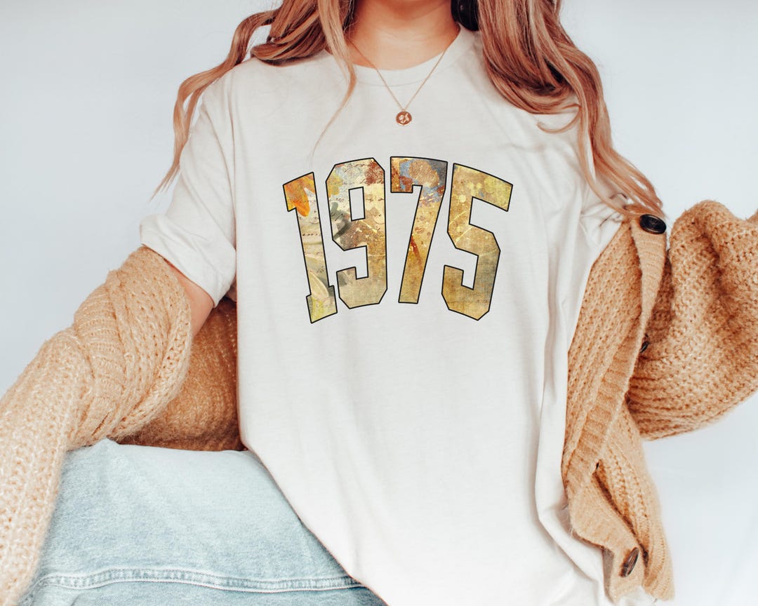 1975 Vintage Birthday Shirt For Women - 50th Birthday Gift, Retro Design, Custom Year Option - View #4