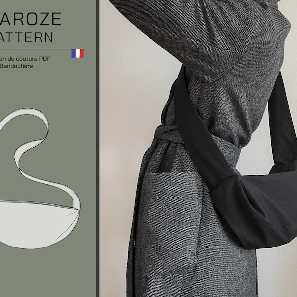 Sac bandoulière | Patron de couture PDF