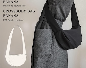 Borsa a tracolla | Modello di cucito PDF