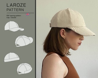 Baseball cap, docker | PDF sewing pattern