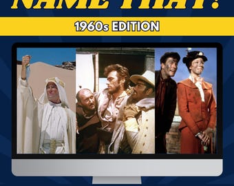 1960s Movie & Song Trivia Game Bundle (PowerPoint Download)