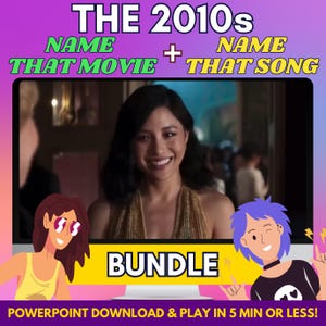 2010s Movie & Song Trivia Game Bundle (PowerPoint Download)
