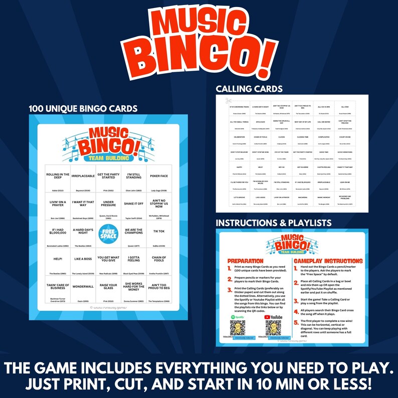 The Game Includes Everything You Need to Play. Just Print, Cut, and Start in 10 Min or Less!