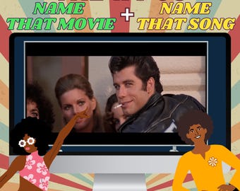 1970s Movie & Song Trivia Game Bundle (PowerPoint Download)
