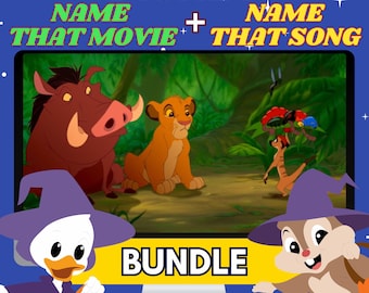 Disney Trivia Game Bundle – Name That Movie & Song (PowerPoint Download)