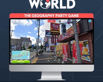 Geography Trivia Game: Where In The World - Family & Team Fun