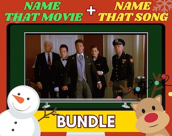 Christmas Movie & Song Trivia Game Bundle (Powerpoint Download)