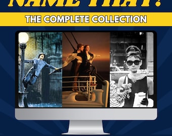 Name That! Movie & Song Trivia Game: Complete Collection (PowerPoint Download)