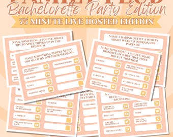 Live Hosted Family Feud: Bachelorette Party Game