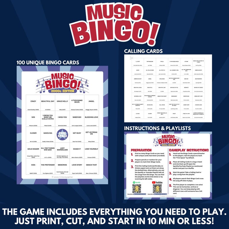 The Game Includes Everything You Need to Play. Just Print, Cut, and Start in 10 Min or Less!
