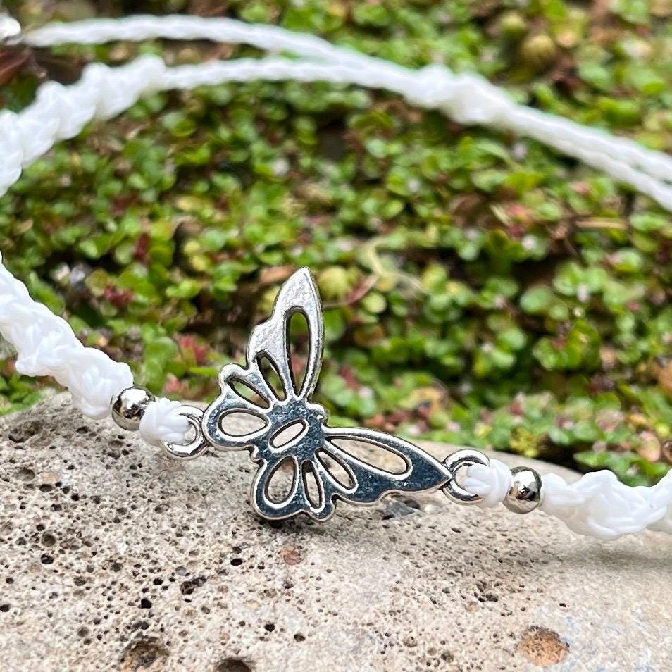 12 Braccialetti A Farfalla Regolabili Per Bambina – Braccialetti Dell’Amicizia Intrecciati A Mano, Con Perline, Per Compleanni E Feste
