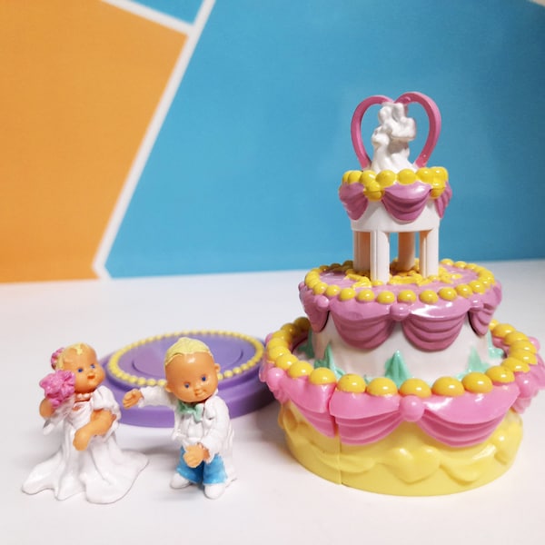 Vintage 1994 - Mimi and the Goo Goos Hochzeitstorte in Happy - Wedding Cake Party 2-in-1 Spielset