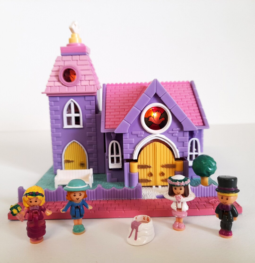 Polly Pocket Light-up Bridal Salon Bluebird 1994 - komplett (Gebraucht) in Zofingen für CHF 110