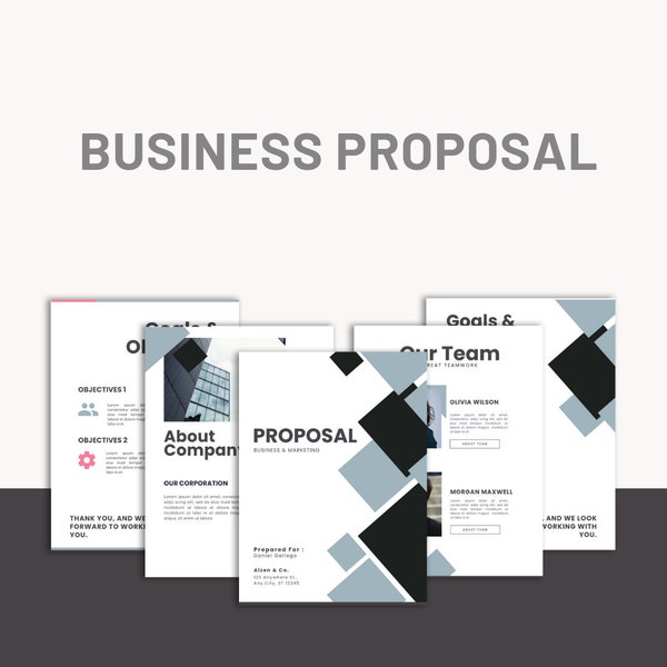 Business Proposal, business presentation, About Company, Company Proposal, Business Goals