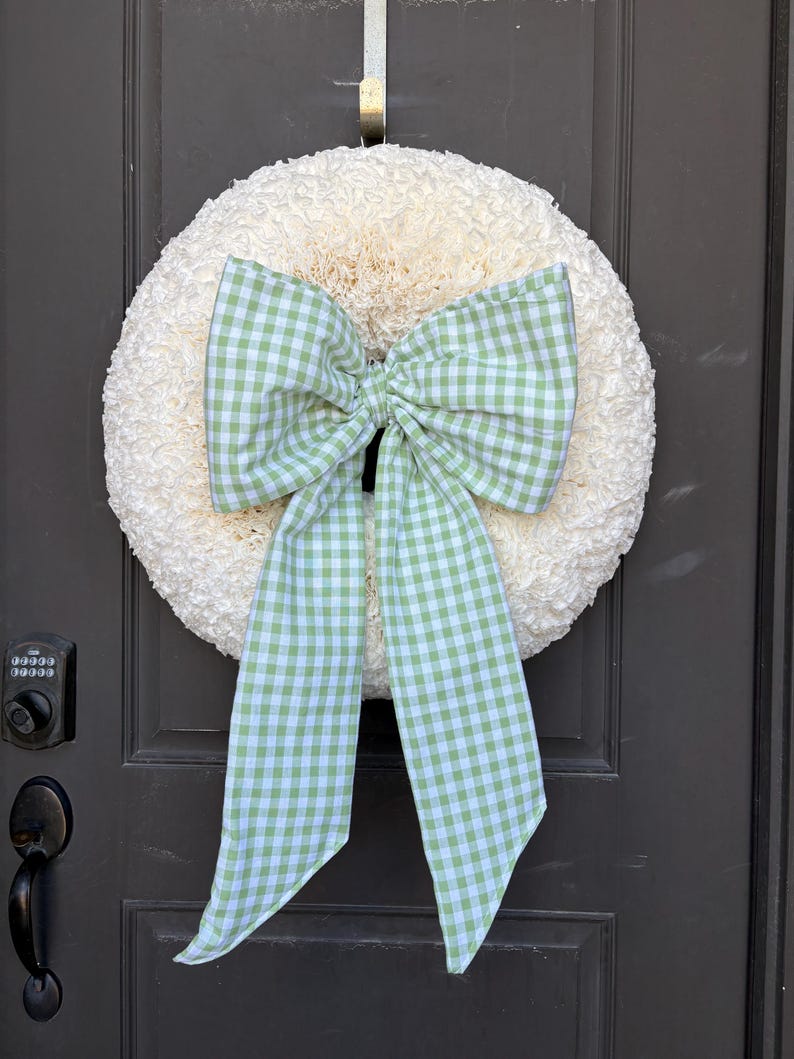 White coffee filter wreath! image 7