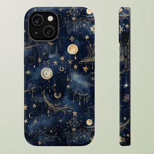 Celestial Moon Phone Case | Aesthetic Phone Case | Boho iPhone Case | MagSafe Phone Case