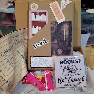 Blind Date with a Book Box Mystery, Blind Date with a Book, Date with a Book, Gift for Book Lover, Gift for Reader, Bookish Gift