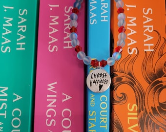 Handmade Bracelet, Book Inspired, Beaded Bracelet