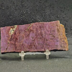 Purple Jade  from Turkey, Stabilized in Cactus Juice. Lapidary Slab, natural stone for cabbing, not polished