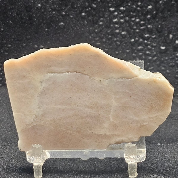 Rose quartz from Utah, Lapidary Slab, natural stone for cabbing, not polished