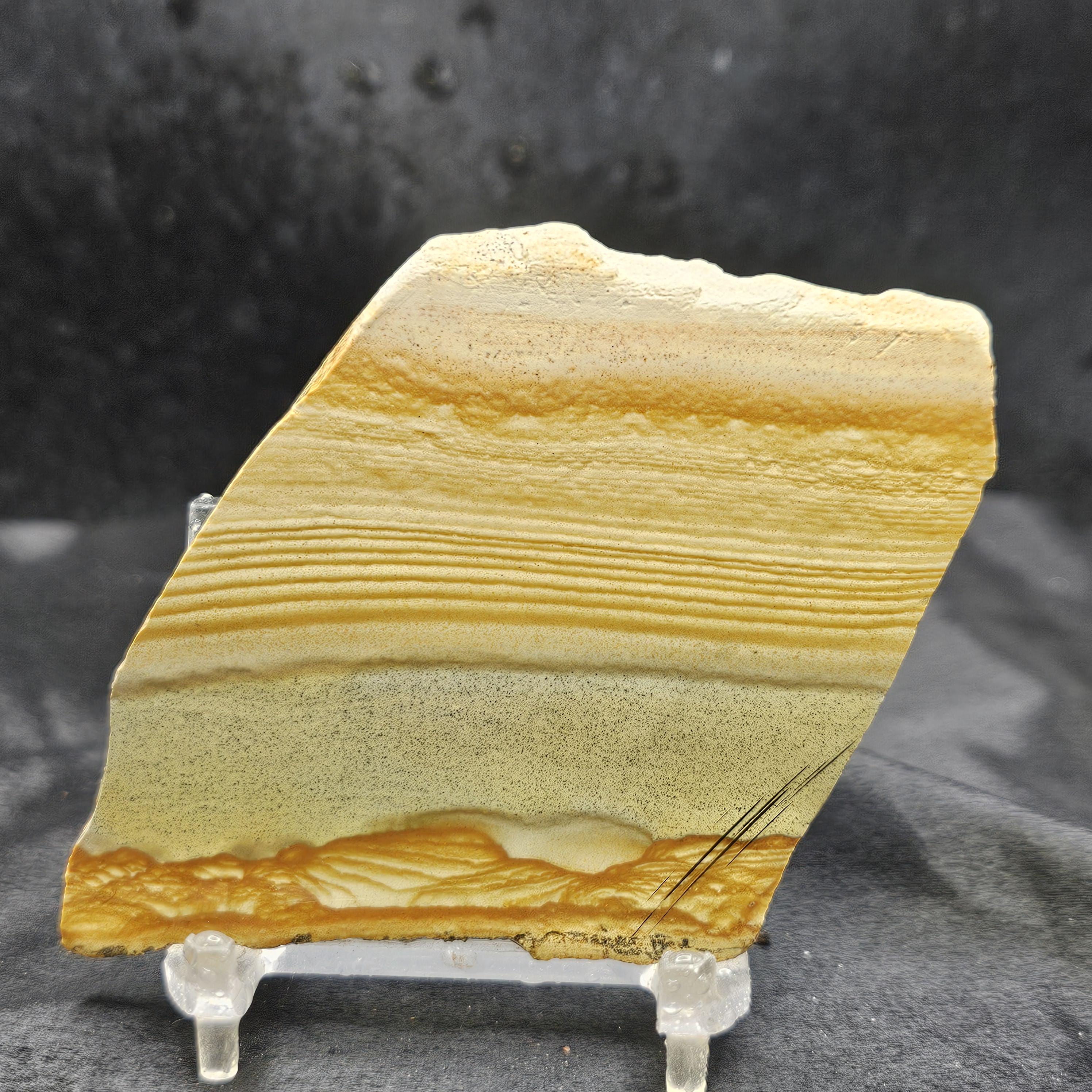 Owyhee Picture Jasper from Oregon, Lapidary Slab, natural stone for cabbing, not polished