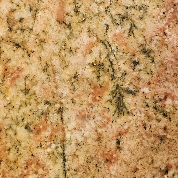 Rose Colored Granite from Michigan, Lapidary Slab, natural stone for cabbing, not polished