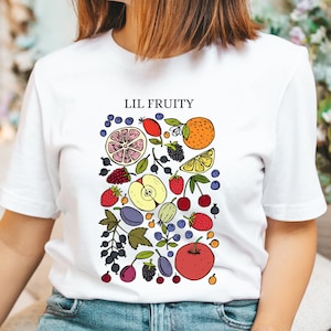 Lil Fruity Shirt, LGBTQ Fruits Shirt, Subtle Lesbian Shirt, Cute Lesbian Tee, Funny Lesbian Tee, LGBTQ Pride Present, Fruity Lesbian Shirt