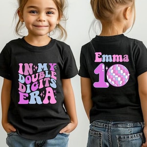 In My Double Digits Era Shirt, 10th Birthday Shirt, In My Birthday Era Gift, 10 Year Old Birthday Outfit, Double Digits Era Shirt, Cute Gift