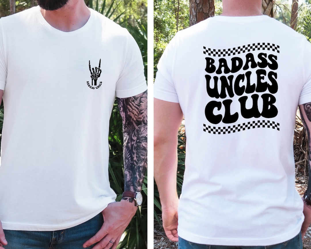 Badass Uncles Club Shirt, Badass Uncle Gift, Uncle Shirt, Uncle Shirt ...
