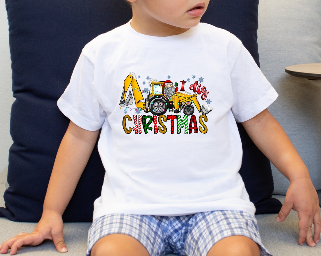 I Dig Christmas Shirt, Christmas Kids Gifts, Christmas Boys Tee Christmas Shirt Kids