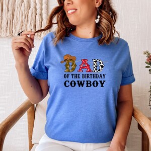 Cowboy Birthday Shirt Farm Birthday Shirt Rodeo Birthday - Etsy