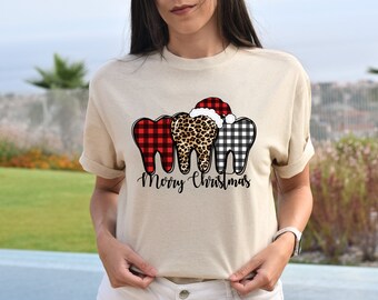 Dental Merry Christmas Shirt, Christmas Dentist Shirt, Dental Squad Shirts, Christmas Gift For Dentist, Dental Assistant T-Shirt, Dental Tee