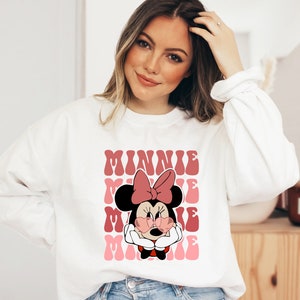 Disney Minnie Mouse Sweatshirt, Funny Minnie Mouse Trip Hoodie, Disneyland Minnie Sweater, Disney Girl Trip Hoodie, WDW Minnie Mouse Sweater