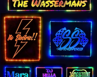 Custom LED Sign | Logo | Name | All Neon Sign Colors Included | Fastest Turnaround | Free Shipping | Free Previews | Personalized