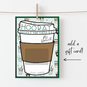 Carte-cadeau Starbucks pour la rentrée des classes Cadeau pour les enseignants