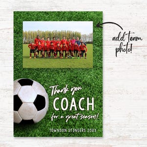 Saisonende Fußball-Trainer Foto Geschenk, Fußball-Mannschaft Foto druckbare Vorlage, Fußball-Mannschaft Fotovorlage A4, 8x10, Fußball-Mannschafts-Trainer Geschenk