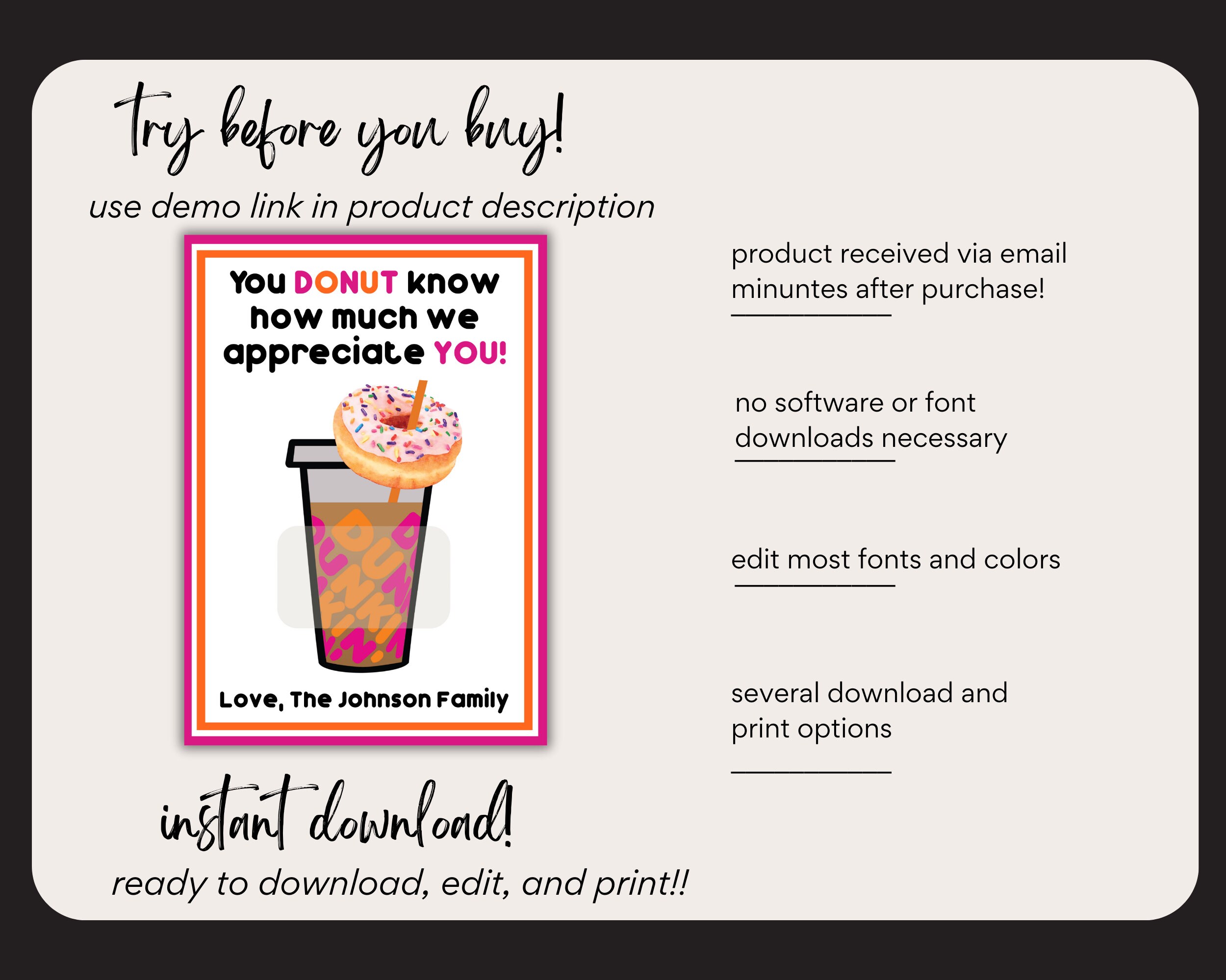 Desend A Dunkin Gift Card - sfrd5e9