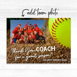 Softball-Team-Fotogeschenk, Saisonende-Softball-Trainer-Geschenk, Dankesgeschenk für Softball-Trainer, Teamfoto, versuchen, bevor Sie kaufen