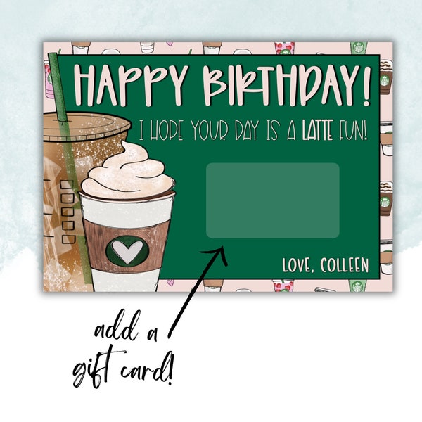 Starbucks Template - Etsy