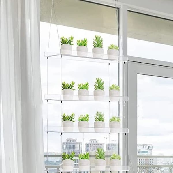 Window Plant Shelves Etsy