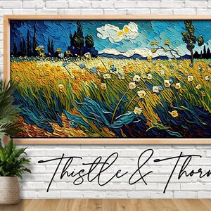 フレーム TV アート - 印象派スタイル - Samsung フレーム TV ペインティング - インスタント デジタル ダウンロード ペインティング - 風景画