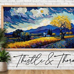 Frame TV Art - Impressionist Style - Samsung Frame TV Painting - Instant Digital Download Painting - Landscape Painting